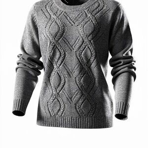 GAP Charcoal Cable Knit Women's Sweater